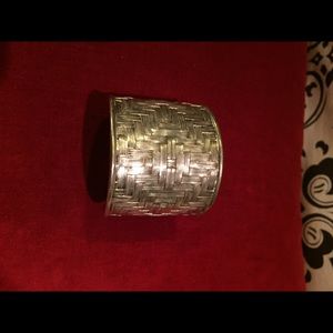 Unique Southwestern Sterling Silver Cuff Bangle